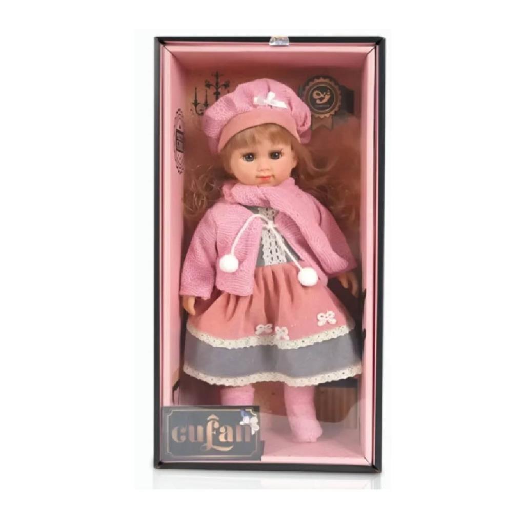 Elegant Girl Doll with Winter Outfit